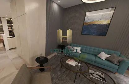 صورة لـ غرفة المعيشة شقة - غرفة نوم - 2 حمامات للبيع في أورا الحاجز - أبراج بحيرة الجميرا - دبي ، صورة رقم 1