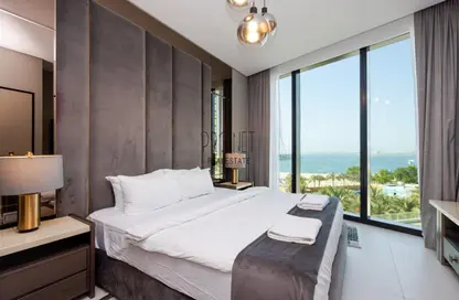 شقة - 2 غرف نوم - 3 حمامات للايجار في برج بوابه جميرا 1 - العنوان منتجع وسبا جميرا - مساكن شاطئ الجميرا - دبي