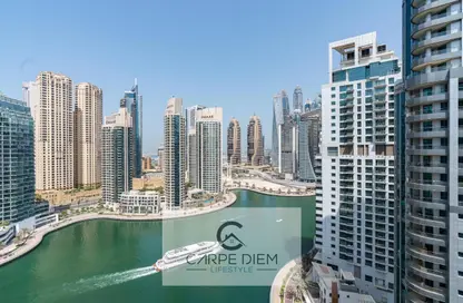 Apartment - 2 Bedrooms - 2 Bathrooms for rent in Marina View Tower A - Marina View - Dubai Marina - Dubai