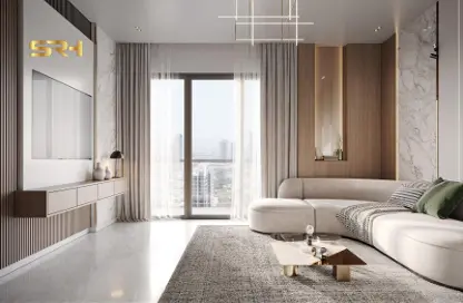 Living Room image for: Apartment - 2 Bedrooms - 2 Bathrooms for sale in Binghatti Gardenia - Jumeirah Village Circle - Dubai, Image 1