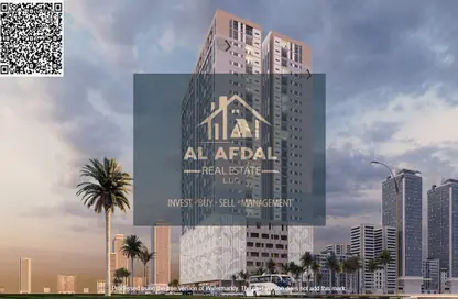 شقة - غرفة نوم - 2 حمامات للبيع في بلوبيل ريزيدنس - العامرة - عجمان