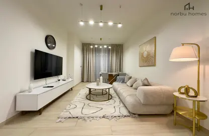 Living Room image for: Apartment - 3 Bedrooms - 3 Bathrooms for rent in Binghatti Crescent - Jumeirah Village Circle - Dubai, Image 1