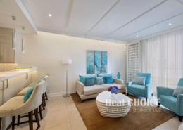 Living / Dining Room image for: Hotel and Hotel Apartment - 1 bedroom - 2 bathrooms for rent in NH Collection Dubai The Palm - Palm Jumeirah - Dubai, Image 1