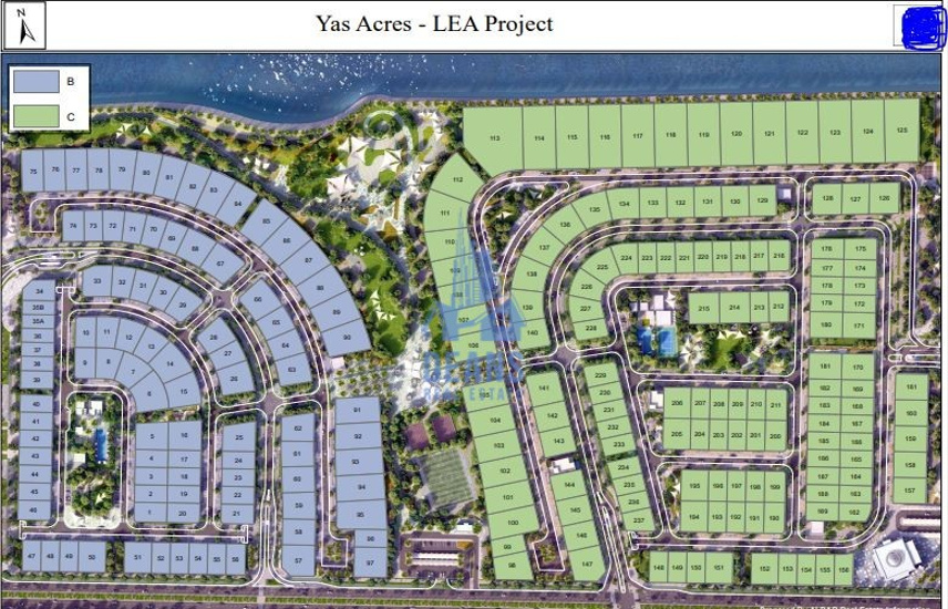 Corner Plot at Lea, Yas Acres, Yas Island ref deans1843031