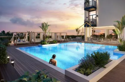 شقة - 2 غرف نوم - 3 حمامات للبيع في أوليفيا ريزيدينسز - مجمع دبي للإستثمار - دبي