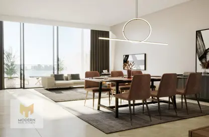Living / Dining Room image for: Apartment - 2 Bedrooms - 3 Bathrooms for sale in Vista 3 - Al Reem Island - Abu Dhabi, Image 1