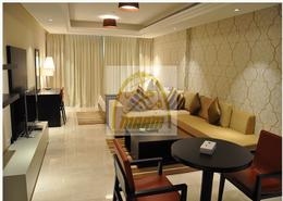 Living / Dining Room image for: Studio - 1 bathroom for rent in Meera MAAM Residence - Corniche Road - Abu Dhabi, Image 1