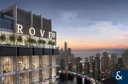Apartment - 1 Bedroom - 1 Bathroom for sale in Rove Home Dubai Marina - Dubai Marina - Dubai