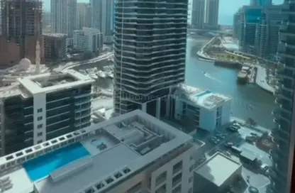 Apartment - Studio - 1 Bathroom for rent in Zumurud Tower - Dubai Marina - Dubai