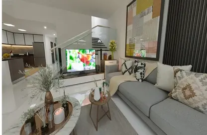 Living Room image for: Townhouse - 4 Bedrooms - 5 Bathrooms for sale in Royal Park - Masdar City - Abu Dhabi, Image 1
