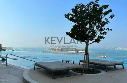 Terrace image for: Apartment - 1 Bedroom - 1 Bathroom for rent in Beach Isle - EMAAR Beachfront - Dubai Harbour - Dubai, Image 1