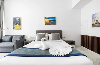 شقة - 1 حمام للايجار في ميلينيوم بن غاطي ريزيدنسز - الخليج التجاري - دبي