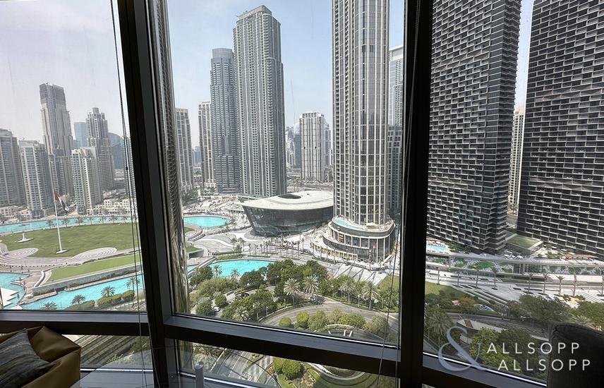 Apartment for Rent in Burj Khalifa Zone 2B Living Area Burj Khalifa