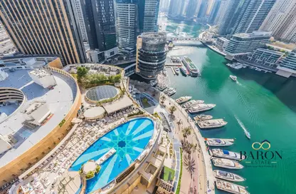 شقة - غرفة نوم - 2 حمامات للبيع في جي دبليو ماريوت هوتيل مارينا - دبي مارينا - دبي