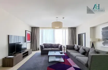 Living Room image for: Hotel  and  Hotel Apartment - 1 Bedroom - 2 Bathrooms for rent in Nassima Tower - Sheikh Zayed Road - Dubai, Image 1