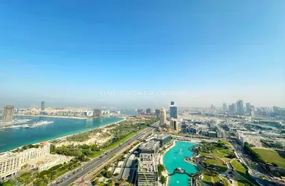 Water View image for: Apartment - 3 Bedrooms - 4 Bathrooms for sale in Marina Arcade Tower - Dubai Marina - Dubai, Image 1