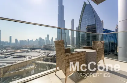 Terrace image for: Apartment - 2 Bedrooms - 3 Bathrooms for sale in Kempinski BLVD - Downtown Dubai - Dubai, Image 1