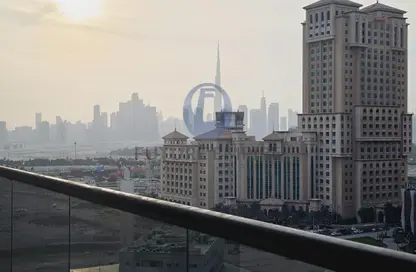 شقة - غرفة نوم - 2 حمامات للايجار في حديقة الوليد 1 - حديقة الوليد - الجداف - دبي