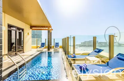 Pool image for: Apartment - 3 Bedrooms - 4 Bathrooms for rent in Roda Amwaj Suites - Amwaj - Jumeirah Beach Residence - Dubai, Image 1