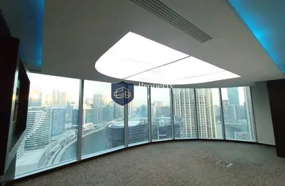 Office Space - Studio - 1 Bathroom for rent in The Binary Tower - Business Bay - Dubai