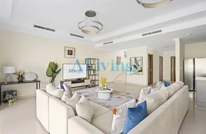 Living Room image for: Villa - 3 Bedrooms - 3 Bathrooms for rent in District 15 - Jumeirah Village Circle - Dubai, Image 1