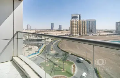 شقة - غرفة نوم - 1 حمام للايجار في تفريعة القنال 1 - أبراج الجولف - مدينة دبي الرياضية - دبي