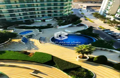 صورة لـ حوض سباحة شقة - 2 غرف نوم - 3 حمامات للبيع في أبراج الشاطئ - شمس أبوظبي - جزيرة الريم - أبوظبي ، صورة رقم 1