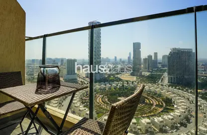 Balcony image for: Apartment - 1 Bedroom - 2 Bathrooms for rent in AKA Residence - Jumeirah Village Circle - Dubai, Image 1
