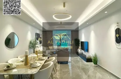 Apartment - 3 Bedrooms - 5 Bathrooms for sale in Ajman Creek Towers - Al Rashidiya 1 - Al Rashidiya - Ajman