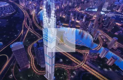 صورة لـ موقع على الخريطة بنتهاوس - 5 غرف نوم للبيع في برج بن غاطي جاكوب آند كو ريزيدنس - الخليج التجاري - دبي ، صورة رقم 1