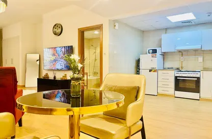 Living / Dining Room image for: Apartment - 1 Bathroom for rent in Gardenia 2 - Emirates Gardens 1 - Jumeirah Village Circle - Dubai, Image 1