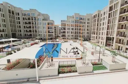 Pool image for: Apartment - 2 Bedrooms - 2 Bathrooms for rent in Zahra Breeze Apartments 4A - Zahra Breeze Apartments - Town Square - Dubai, Image 1