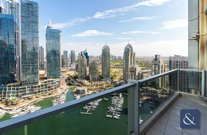 Balcony image for: Apartment - 1 Bedroom - 2 Bathrooms for sale in Marina Tower - Dubai Marina - Dubai, Image 1
