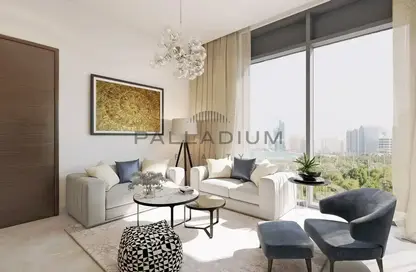 Living / Dining Room image for: Apartment - 1 Bedroom - 1 Bathroom for sale in Sobha Creek Vistas Tower B - Sobha Hartland - Mohammed Bin Rashid City - Dubai, Image 1