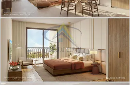 Room / Bedroom image for: Villa - 3 Bedrooms - 4 Bathrooms for sale in Bloom Living - Zayed City (Khalifa City C) - Khalifa City - Abu Dhabi, Image 1