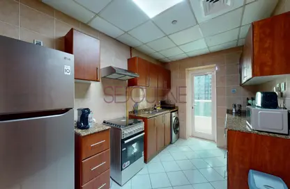 صورة لـ مطبخ شقة - 2 غرف نوم - 2 حمامات للايجار في مارينا بيناكل - دبي مارينا - دبي ، صورة رقم 1