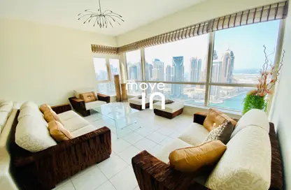 Apartment - 3 Bedrooms - 4 Bathrooms for rent in Al Mesk Tower - Emaar 6 Towers - Dubai Marina - Dubai
