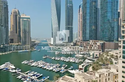 Apartment - 1 Bedroom - 2 Bathrooms for rent in Al Yass Tower - Emaar 6 Towers - Dubai Marina - Dubai