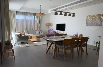 Living / Dining Room image for: Townhouse - 2 Bedrooms - 3 Bathrooms for sale in The Cedars - Yas Acres - Yas Island - Abu Dhabi, Image 1