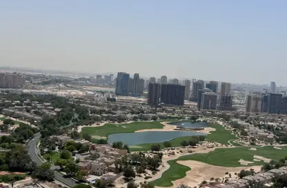 شقة - 1 حمام للايجار في الأمل تاور - مدينة دبي الرياضية - دبي