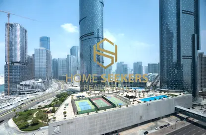 Apartment - 1 Bedroom - 2 Bathrooms for rent in The Gate Tower 1 - Shams Abu Dhabi - Al Reem Island - Abu Dhabi
