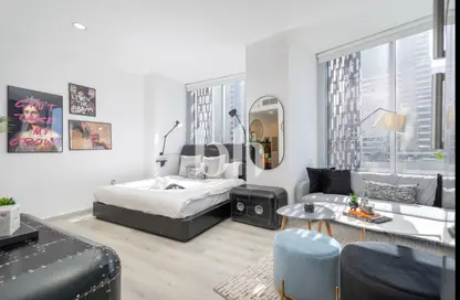 Apartment - Studio - 1 Bathroom for rent in Cayan Tower - Dubai Marina - Dubai