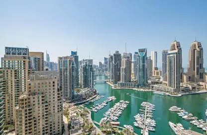 Apartment - 3 Bedrooms - 3 Bathrooms for rent in Al Mass Tower - Emaar 6 Towers - Dubai Marina - Dubai