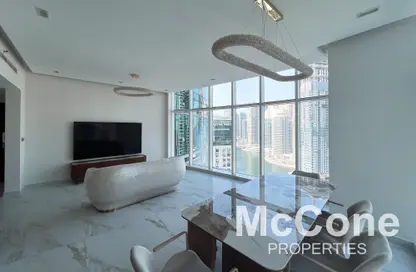 Apartment - 3 Bedrooms - 5 Bathrooms for rent in Marinascape Oceanic - Trident Marinascape - Dubai Marina - Dubai