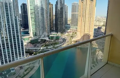 Apartment - Studio - 1 Bathroom for rent in Lake View Tower - JLT Cluster B - Jumeirah Lake Towers - Dubai