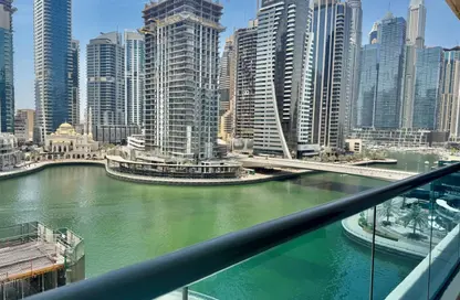 Apartment - 2 Bedrooms - 3 Bathrooms for rent in Time Place Tower - Dubai Marina - Dubai