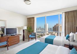 Living / Dining Room image for: Apartment - 2 bedrooms - 3 bathrooms for rent in Blue Beach Tower - Jumeirah Beach Residence - Dubai, Image 1