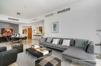 شقة - 3 غرف نوم - 4 حمامات للايجار في ترايدنت جراند ريزيدنس - دبي مارينا - دبي