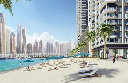 Apartment - 2 Bedrooms - 2 Bathrooms for sale in Grand Bleu Tower 2 - EMAAR Beachfront - Dubai Harbour - Dubai