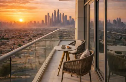 شقة - 2 غرف نوم - 3 حمامات للايجار في شقق الماريوت اكزيكتيف - جنوب البرشاء - البرشاء - دبي